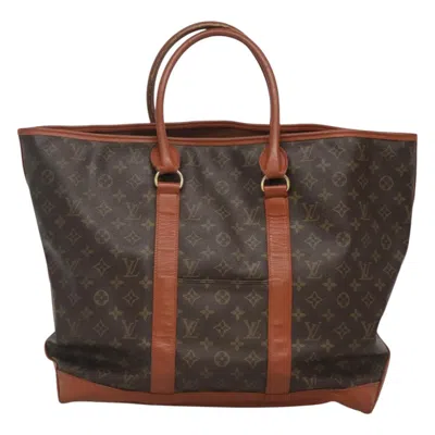 Pre-owned Louis Vuitton Weekend Gm Brown Canvas Tote Bag ()