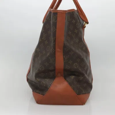 Pre-owned Louis Vuitton Weekend Gm Brown Canvas Tote Bag ()