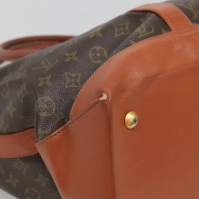 Pre-owned Louis Vuitton Weekend Gm Brown Canvas Tote Bag ()