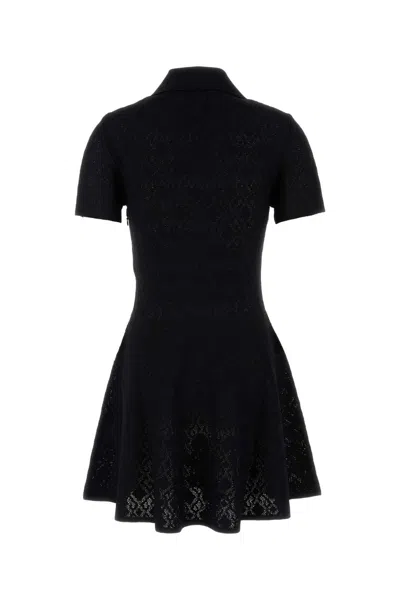 Givenchy Robe Polo En Jacquard Monogramme 72 In Black