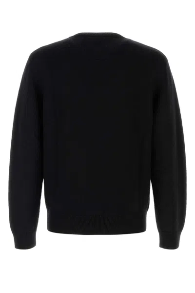 Givenchy Midnight Blue Cotton And Silk Knit Crewneck S