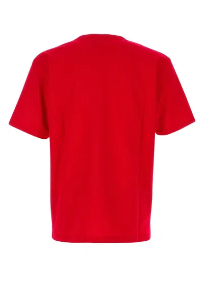 Valentino Garavani Red Cotton T Shirt In Red