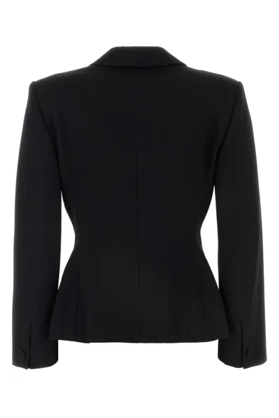 Givenchy Jacket In Wool With 4g Liquid Detail In Black