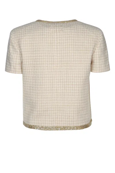 Miu Miu Cropped Wool-blend Jacket In White