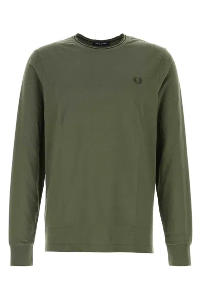 Fred Perry Fp Twin Tipped T-shirt M9602 W49 In Green