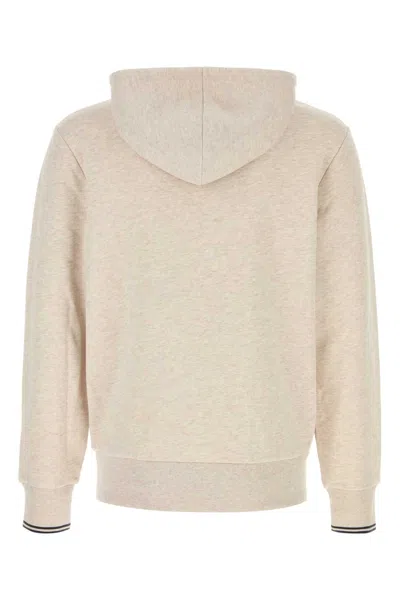 Fred Perry Fp Tipped Hooded Sweatshirt M2643 W50 In Neutral