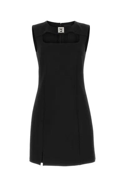 Givenchy Black Stretch Viscose Blend Mini Dress In Black