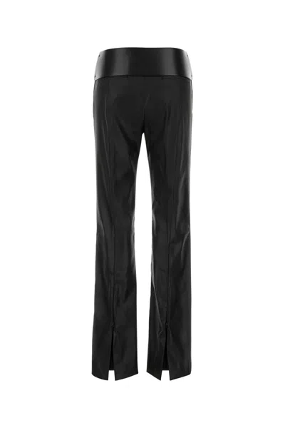 Sportmax Black Stretch Satin Adepto1234 Pant