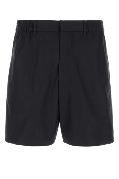 Fendi Elasticated-waist Side-slit Shorts