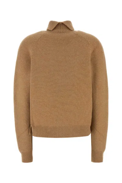 Fendi Camel Cashmere Blend Sweater