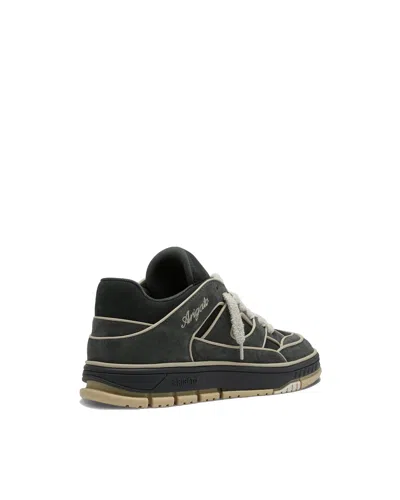 Axel Arigato Area Lo Sneaker Sneakers In Black Suede In Multi