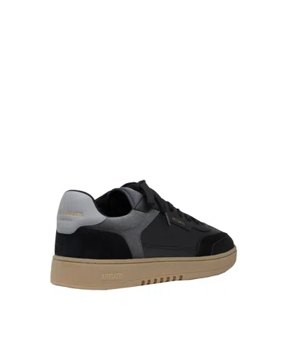 Axel Arigato Mens Black Dice Leather And Suede Low-top Trainers In Black