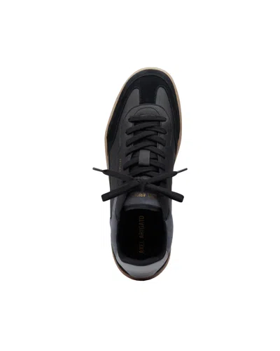 Axel Arigato Mens Black Dice Leather And Suede Low-top Trainers In Black
