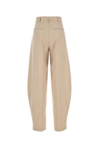 The Andamane Beige Stretch Polyester Blend Pant