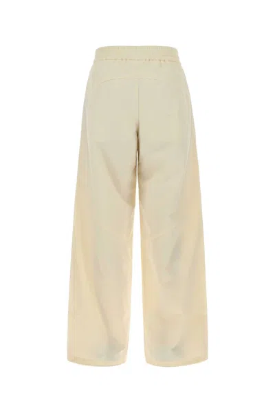 Herno Ivory Nylon Pant In Yellow