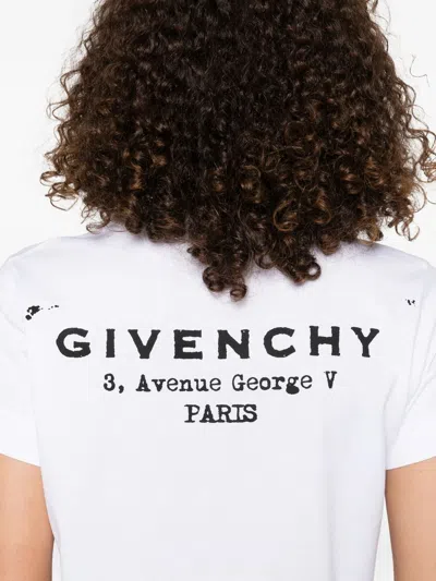 Givenchy Black Cotton Jersey Crewneck T-shirt In Black
