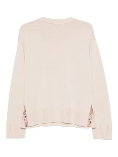 Ps By Paul Smith Ps Paul Smith Beige Polyester Wool Sweaters