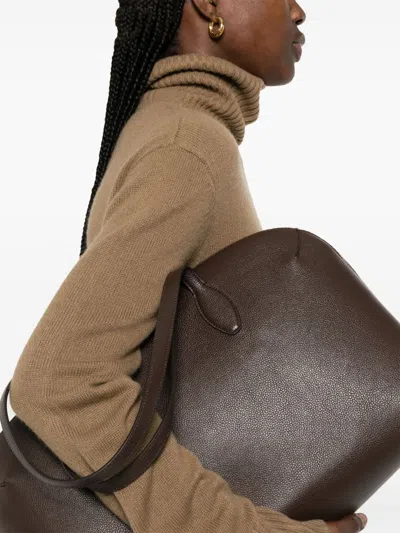 Totême Toteme Pre Pashmere Turtle Neck Jumper In Brown