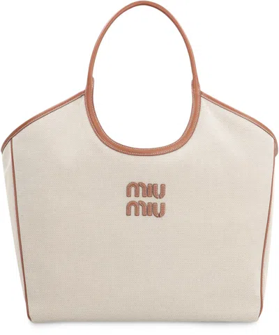 Miu Miu Canvas Tote