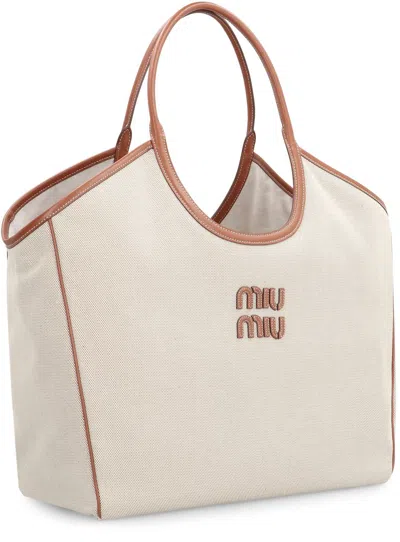 Miu Miu Canvas Tote