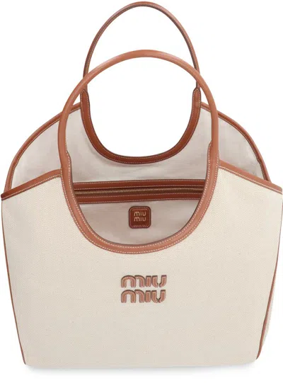 Miu Miu Canvas Tote