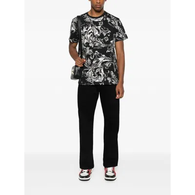 Versace Jeans Couture T-shirt With Baroque Print