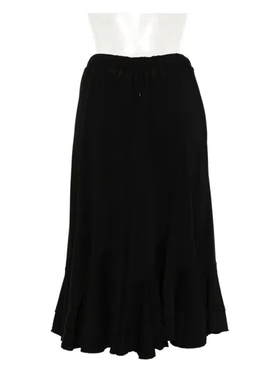 Yohji Yamamoto Cotton Skirt In Black