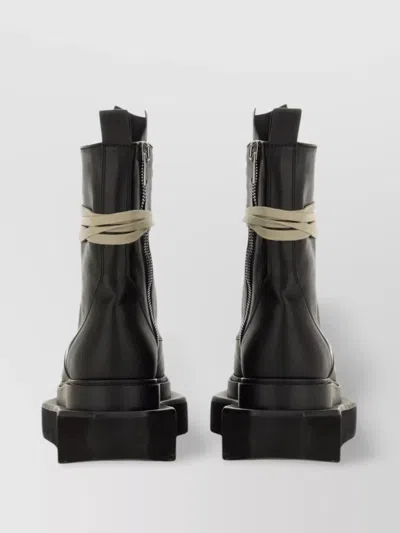 Rick Owens Army Cyclops Turbo High-top Platform Boots