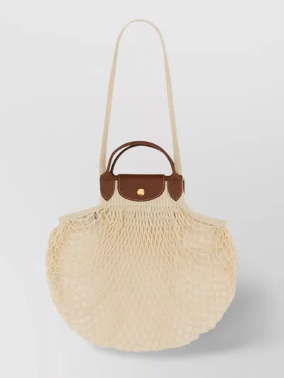 Longchamp Foldable Mesh Tote Bag