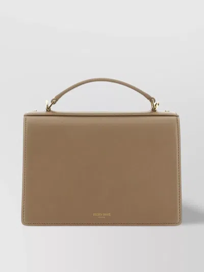 Golden Goose Small Venezia Leather Top Handle Bag In Nude