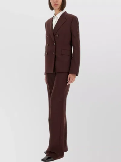 Paul Smith Tailored Jackets With Back Vent And Flap Pockets In Brown