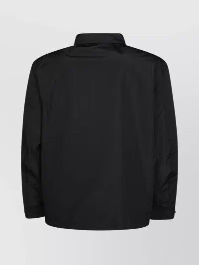Diesel Modern Black Jacket With Intricate Graphic Detailing In Black