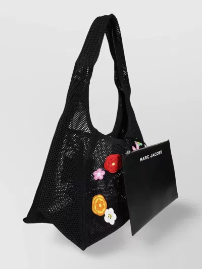 Marc Jacobs Flower Patch Mesh Shoulder Bag