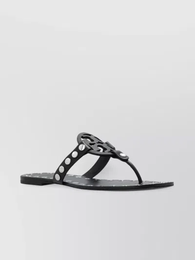 Tory Burch Studded Leather Flat Sandals