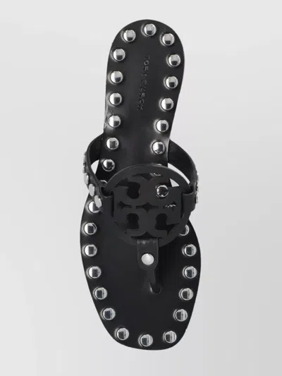 Tory Burch Studded Leather Flat Sandals