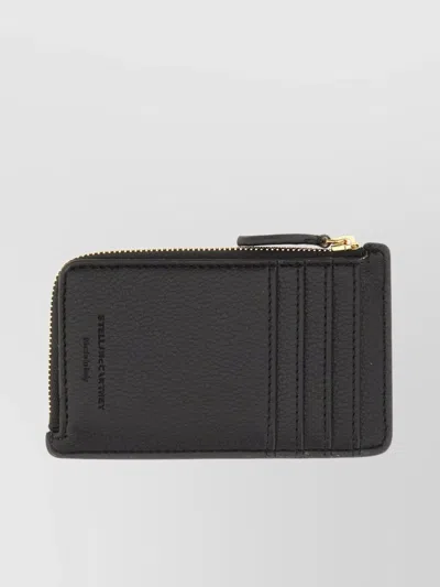 Stella Mccartney Cardholder With Logo Detail And Zipper