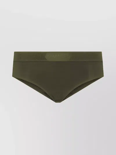 Tom Ford "boy Signature" Culottes In Green