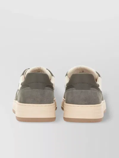 Hogan Low-top Sneakers With Perforated Detailing And Contrast Sole