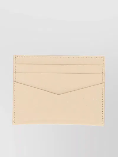 Givenchy Men Classique 4g Leather Card Case In Neutral
