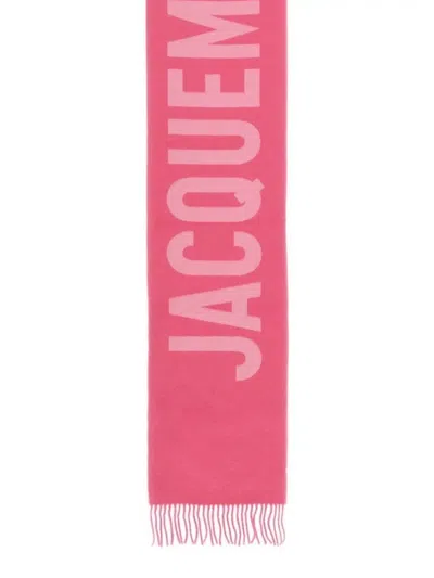 Jacquemus Fringed Ends Wool Blend Scarf