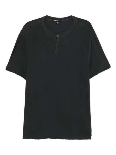 James Perse Short-sleeved T-shirt In Black