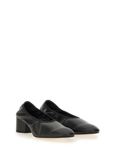 Aeyde Block Heel Round Toe Ballerina Shoes