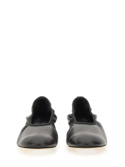 Aeyde Block Heel Round Toe Ballerina Shoes