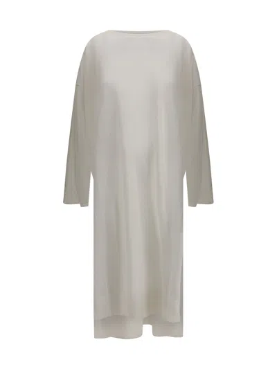 Alaïa Women Knit Kaftan Dress In White