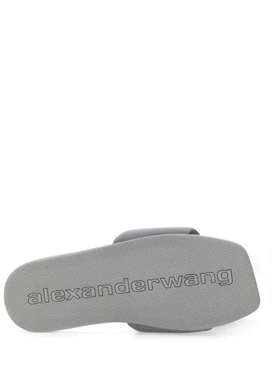 Alexander Wang Gray Aw Pool Slides