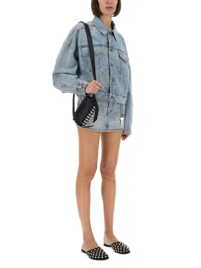 Alexander Wang Women Regenerated Denim Shorts