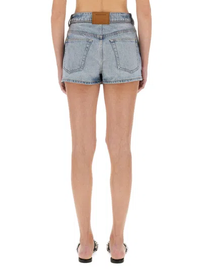 Alexander Wang Women Regenerated Denim Shorts