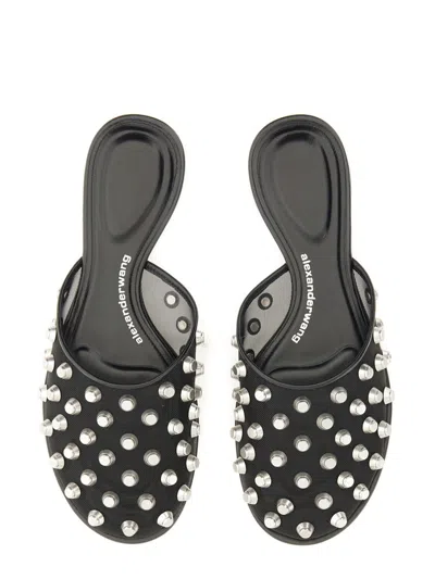 Alexander Wang Rhodes Stud-embellished Mesh Ballet Flats
