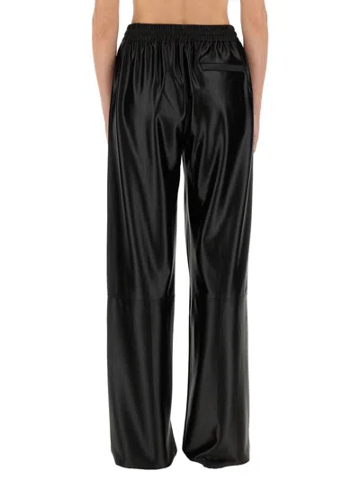 Alexander Wang Women Satin Faille Sport Pants In Black
