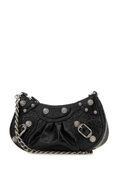 Balenciaga Borsa Le Cagole Mini Con Catena Da Donna In Nero In Black